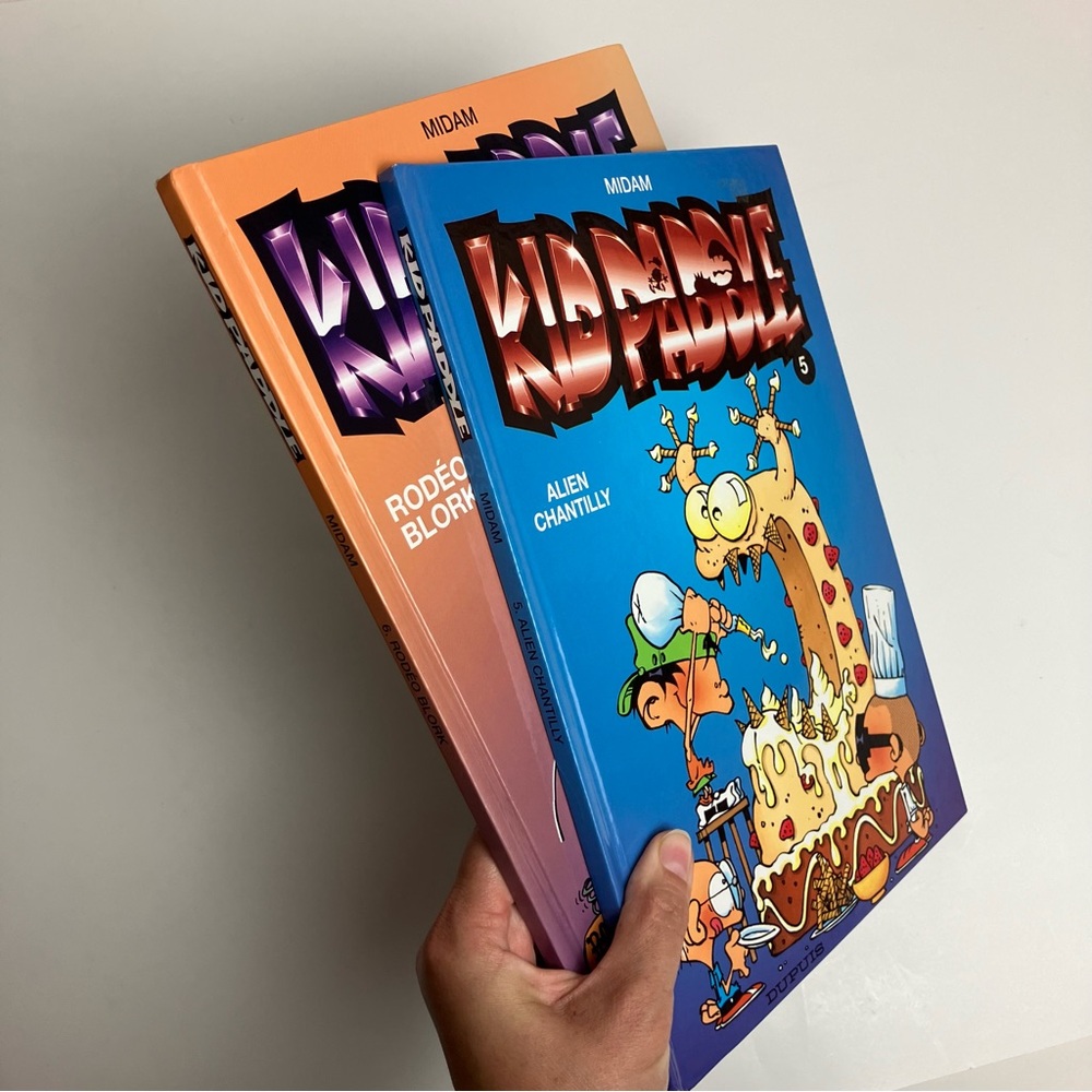 Vintage Kid Paddle 1999 Set #5-6 Bandes-Dessinées Enfants 90s French Comic Book